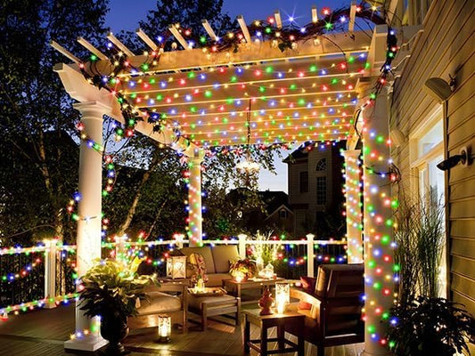 Multicolor LED String Lights with Remote Control (50 Meter)