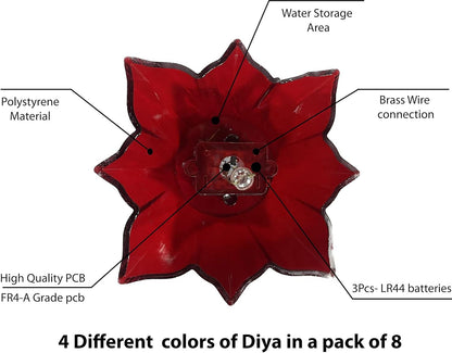 3D Diya 12 Piece Set
