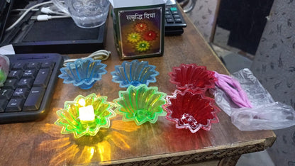 3D Diya 12 Piece Set